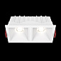 DL043-02-10W4K-SQ-W Maytoni Alfa LED Встраиваемый светильник 20W 1100лм Белый — фото 2