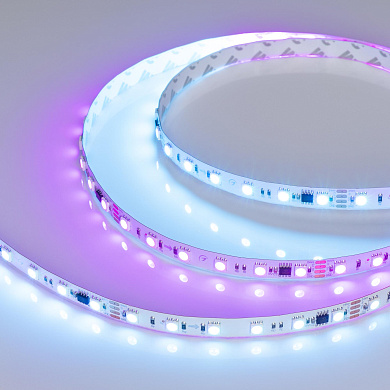 033448 Arlight Лента DMX-B60-10mm 24V RGB-PX6 (15 W/m, IP20, 5060, 5m)