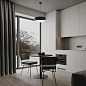 10256 Black Loft it Petale потолочный светильник, 30Вт, 4000K, 2100лм, черный — фото 6