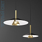 05302BEDHXXXX Elesi luce Narciso SP M LED 1L круглый светодиодный подвесной светильник бронза — фото 2