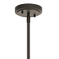Everly 9.25" 1 Light Mini Schoolhouse Pendant Satin Etched Cased Opal Glass Olde Bronze подвесной светильник 42167OZWH Kichler — фото 2