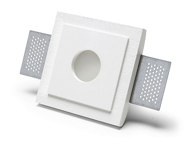 встраиваемый светильник с гладким корпусом и центральным источником света