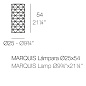 Декоративный светильник Marquis Lamps Ø25x54 Vondom — фото 1