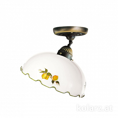Kolarz NONNA 731.10.117 потолочный светильник состаренная латунь ø30cm длина 42cm ширина 42cm макс. высота 42cm 1 лампа e27
