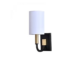 35201/A black+brass Newport Darina бра