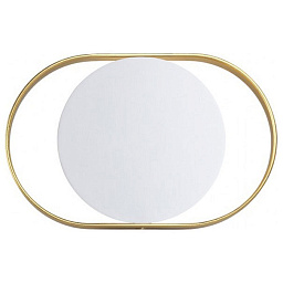 4246/7WW Odeon Light Mondy настенное бра овальной формы с золотой окантовкой
