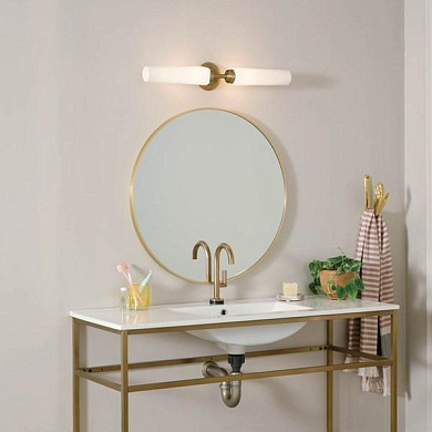 Truby 24.75" 2 Light Vanity Light Champagne Bronze настенный светильник 55075CPZ Kichler