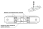 Dk track black Denkirs соединитель линейный для треков TR1008-BK — фото 1