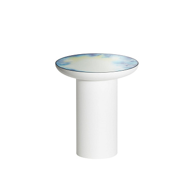M0790102 FRANCIS Petite Friture Круглый приставной столик 40 см белый