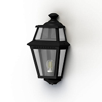 Place des Vosges 2 N° 3; Clear glass E27 105W; Dark black