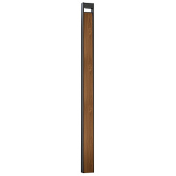 A2140PA-1BR Arte Lamp ARNEB уличный фонарный столб с прямоугольным корпусом под дерево