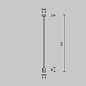 TRA159C-IPC1-PT Maytoni Accessories for tracks Flarity Комплектующие для систем освещения с токоведущими элементами Платина — фото 4