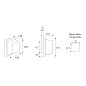 Уличный настенный светильник Ice Cubic Square Moretti Luce 3403 — фото 6