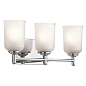 Shailene 3 Light Vanity Light Chrome настенный светильник 45574CH Kichler