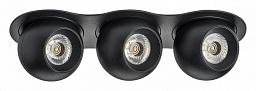 i637747474 Lightstar Intero встраиваемый потолочный светильник черный