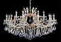 Люстра Crystal Lux HOLLYWOOD SP12+6 GOLD — фото 1