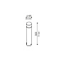 Stik 60 Flat Trasp Bollard 300 Lombardo садовый столбик компактный прозрачный — фото 7