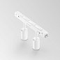 Магнитный трековый светильник Ego SPOT DOUBLE 05W 3000K ON-OFF Ideal Lux 282947, белый — фото 1