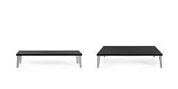 8718282351605 Moooi Sofa кофейный столик с прямоугольной столешницей и металлическим каркасом
