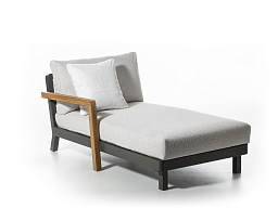 Gervasoni Outdoor Кушетка Garden из ткани Gervasoni