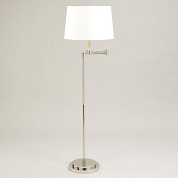 SL0046.NI.BC Ramsden Floor Lamp, Nickel