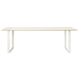 65001 Muuto 7070 стол обеденный ламинированный белый белый 85x170 см