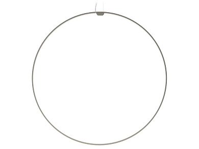 подвесной светильник кольцевой формы с золотым контуром