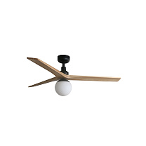 KLIM M Black/Pine fan 0-10V E27