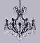 Люстра Crystal Lux MAGNIFICO SP13 BLACK/TRANSPARENT — фото 2
