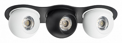 встраиваемый потолочный светильник черный