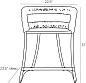 Macon Counter Stool табурет Arteriors 5730