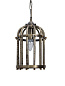 Antique Finished Small Birdcage Hanging Light подвесной светильник FOS Lighting BirdCage-S-HL1