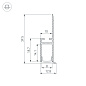 Профиль для светодиодной ленты Arlight WALL-FANTOM-BENT-W10-SIDE — фото 1
