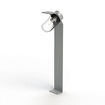 Sherlock N° 2; Clear glass E27 42W; Silk grey