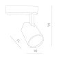 A1821PL-1WH Arte Lamp 1ph atre lamp lights светильник для однофазного шинопровода LED 20W 1600Lm 3000K — фото 2