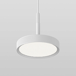 a065412 Elektrostandard Plate подвесной светильник с круглым плоским плафоном и нижним рассеивателем