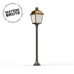 151016072 Roger Pradier Place Des Vosges Tradition садовый фонарь на высокой опоре с латунным плафоном