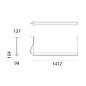 1851000A Artemide Dreispitz 3 Рассеянное излучение - 150 - Горизонтальный подвесной светильник — фото 1