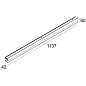 INLET TRIMLESS L113 927 B-W черный Delta Light встраиваемый в стену светильник — фото 1