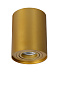 22952/01/02 Lucide Tube потолочный светильник цилиндрической формы золотистого цвета — фото 3