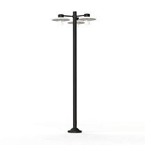 Aubanne N° 6; Clear glass E27 23W; Dark grey
