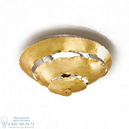 5958/P5 MM lampadari Buccia потолочный светильник с металлическим плафоном золотистого цвета в форме раковины