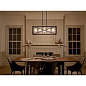 Moorgate 5 Light Linear Chandelier Black люстра 44081BK Kichler — фото 5
