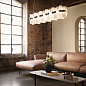Slamp La Lollo SP linear 140 дизайнерская люстра для гостиной разноцветный LALS3XLGRD01T00NMTEU — фото 3