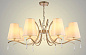 Люстра Crystal Lux RENATA SP8 GOLD — фото 3