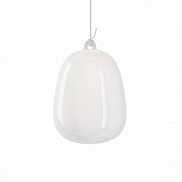 21813 1330 Lodes Oblò SP L LED подвес из выдувного стекла глянцевый белый