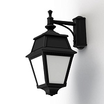 Avenue 2 N° 4; Opal PMMA Built-in LED 2700°K warm white 13W; Dark black