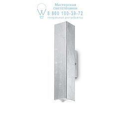 136882 Ideal lux Sky настенный светильник из серебристого металла с вертикальной подсветкой