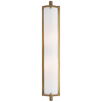 Calliope Tall Bath Light полированная старая латунь с белым стеклом