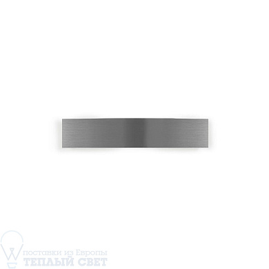 настенный светильник с никелированным корпусом, тонкий профиль